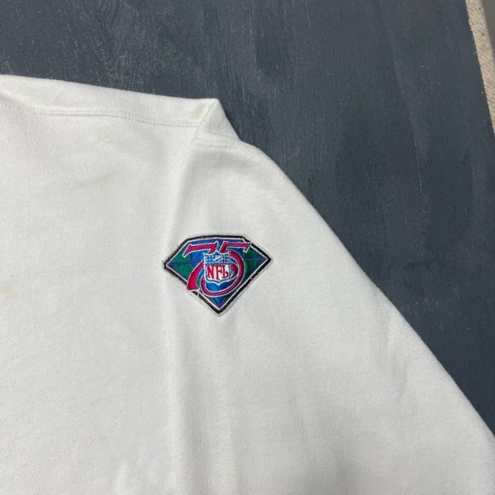 Vintage Super Bowl XXIX Crewneck Sweatshirt Mens XXL White 1994 Starter - Picture 4 of 12